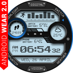 Digital Vision Watch Face आइकन