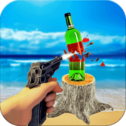 бутылка стрелять цель 3d иконка