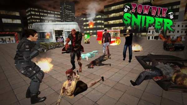Zombie Sniper Shooting Games screenshot 5