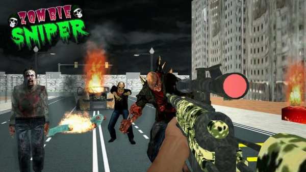 Zombie Sniper Shooting Games screenshot 4
