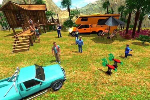 Modern Offroad Uphill Camper Van Bus Simulator 2 تصوير الشاشة