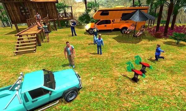 Modern Offroad Uphill Camper Van Bus Simulator 10 تصوير الشاشة