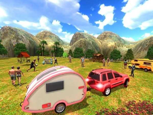 Modern Offroad Uphill Camper Van Bus Simulator 7 تصوير الشاشة