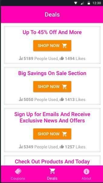 Coupons For Myntra screenshot 1