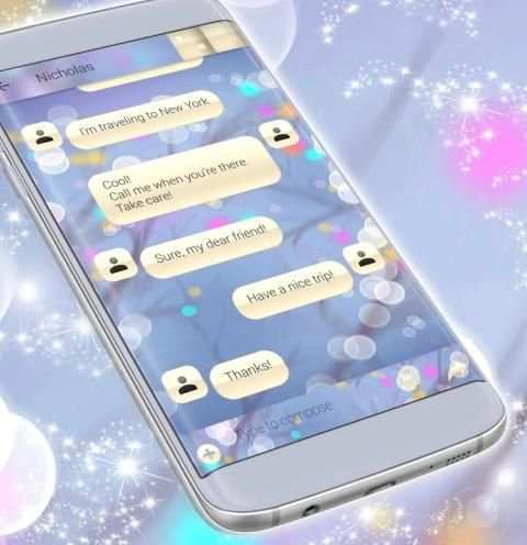 Sms Theme For Samsung Galaxy S6 Edge screenshot 2