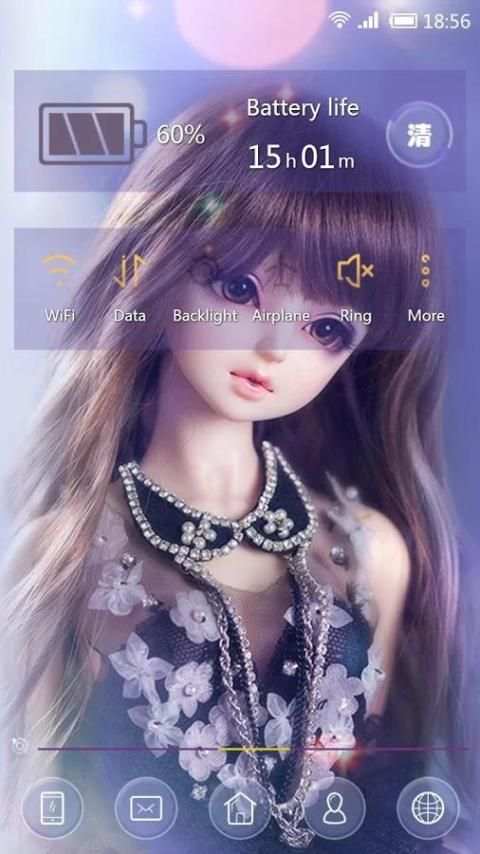 Cute Doll 91 Launcher Theme screenshot 2