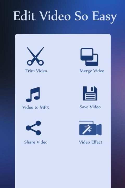 Photo Video Editor स्क्रीनशॉट 1