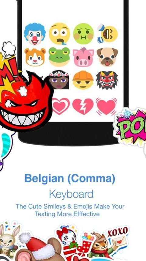 Belgian (Comma) Keyboard 2 تصوير الشاشة