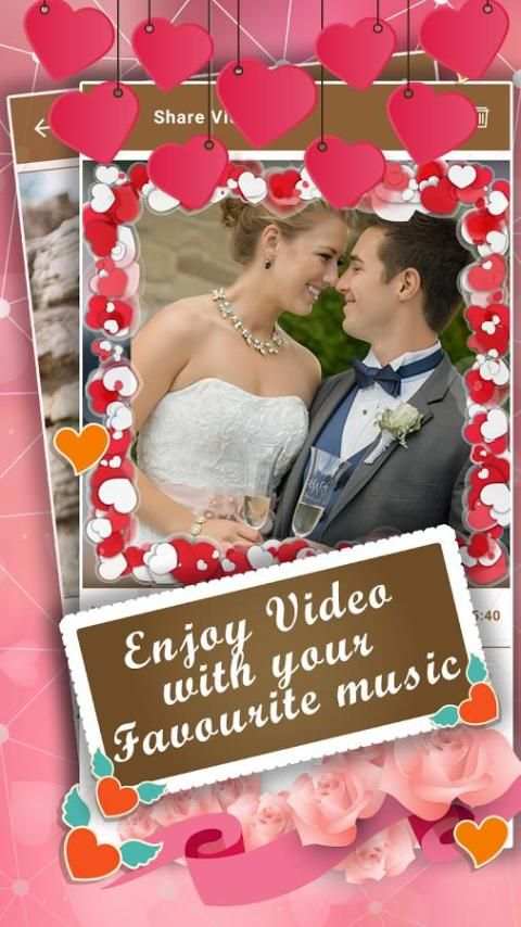 Love Video Slideshow Maker 2018 1 تصوير الشاشة