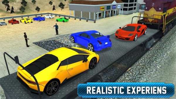 Cargo Train Car Transports Sim screenshot 4