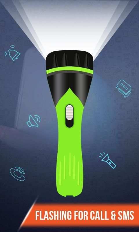 Flashlight Alert on Call/SMS: Ringing flash Alerts скриншот 4