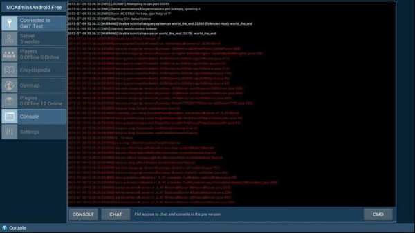 Remote Admin For Minecraft (F) screenshot 4