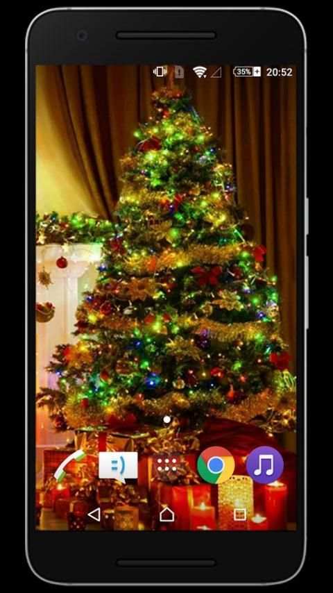 Christmas Tree Live Wallpaper 2 تصوير الشاشة