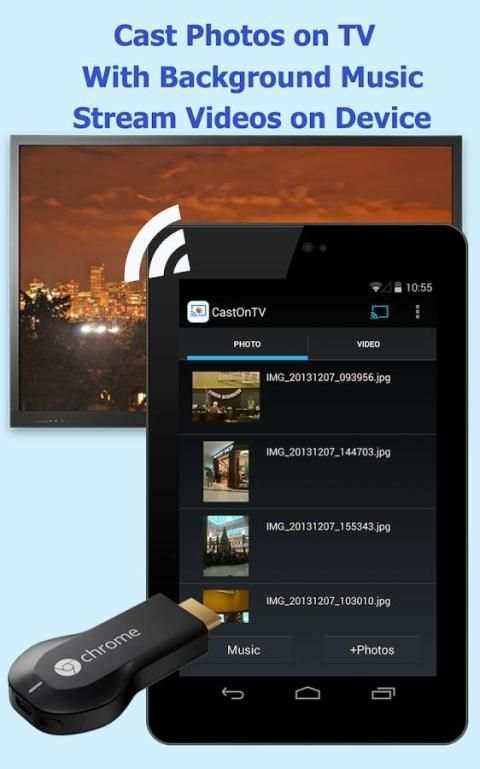 CastOnTV Free for Chromecast скриншот 1