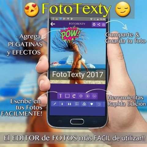 Escribir en Fotos Editor 2017 * "FotoTexty" screenshot 5