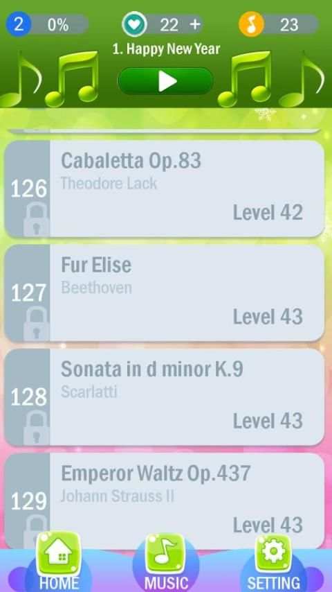 Piano Green Tiles screenshot 6