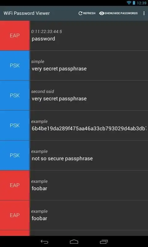WiFi Password Viewer (Root) screenshot 8
