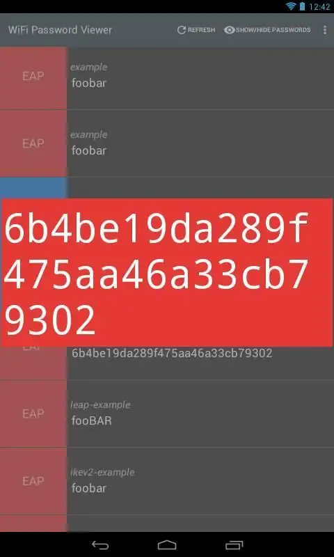 WiFi Password Viewer (Root) screenshot 5