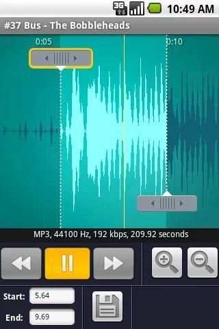 Ringdroid screenshot 2