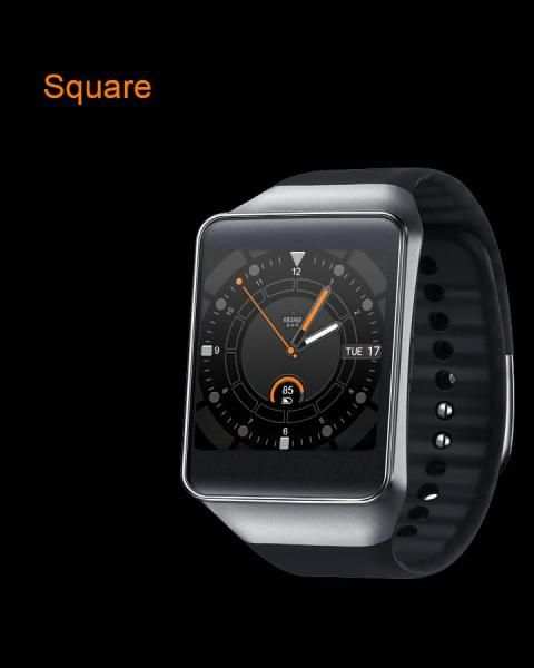 Orange Point Free Watch Face скриншот 2