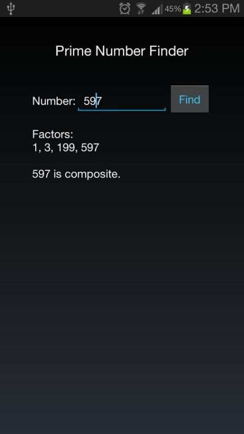 Prime Number Finder screenshot 5