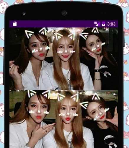 Cat Face Filters Camera 3 تصوير الشاشة