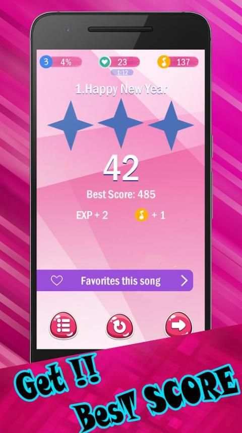 Piano Pink Tiles screenshot 4