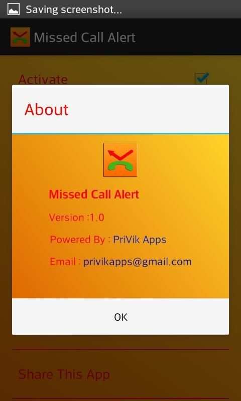 Missed Call Alert / Reminder screenshot 3