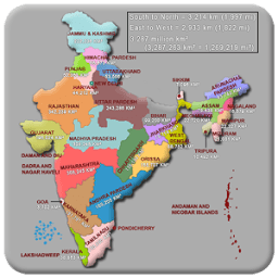 India State Map &amp; Capital आइकन