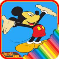 How To Color MICKY MOUSE on 9Apps