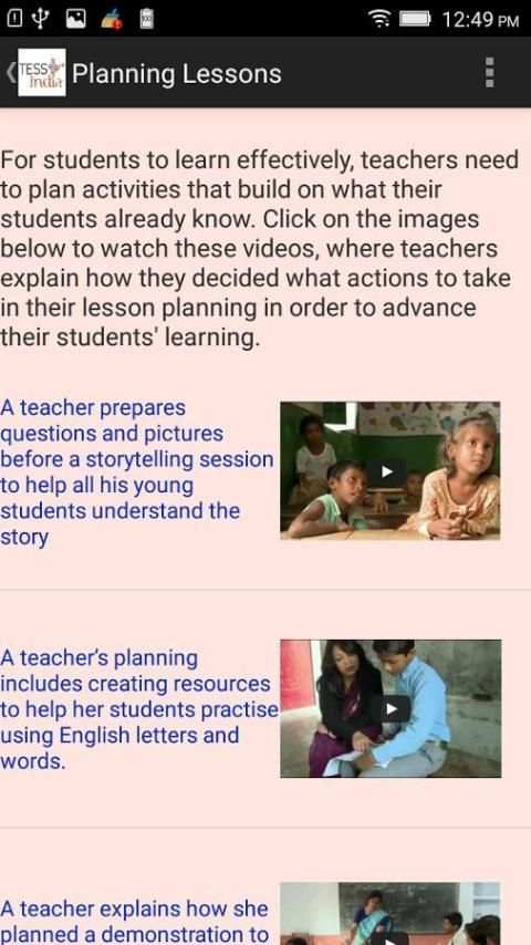 TESS Indian Video Resources screenshot 2