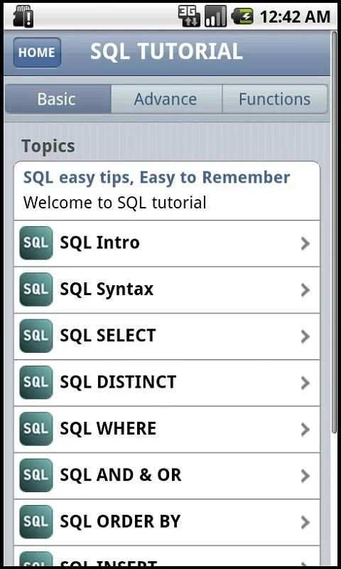 SQL Quick Tutorial screenshot 6