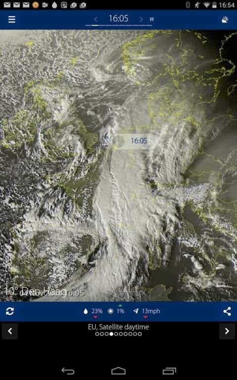 Sat24, Weather satellite screenshot 3