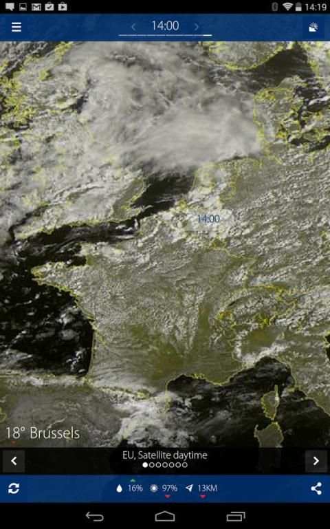 Sat24, Weather satellite screenshot 7