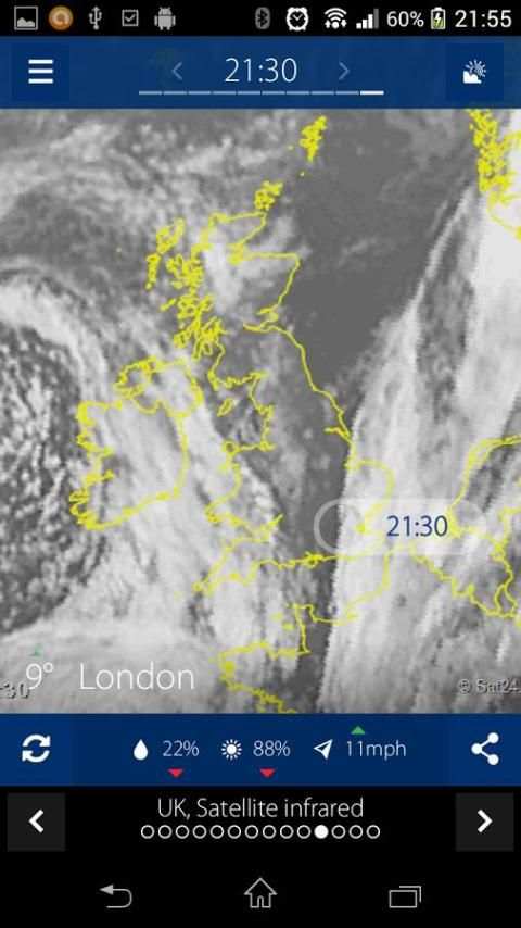 Sat24, Weather satellite screenshot 14