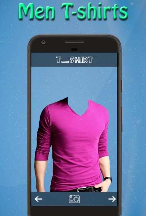 Men T-Shirt Photo Suit Montage 2017 screenshot 4