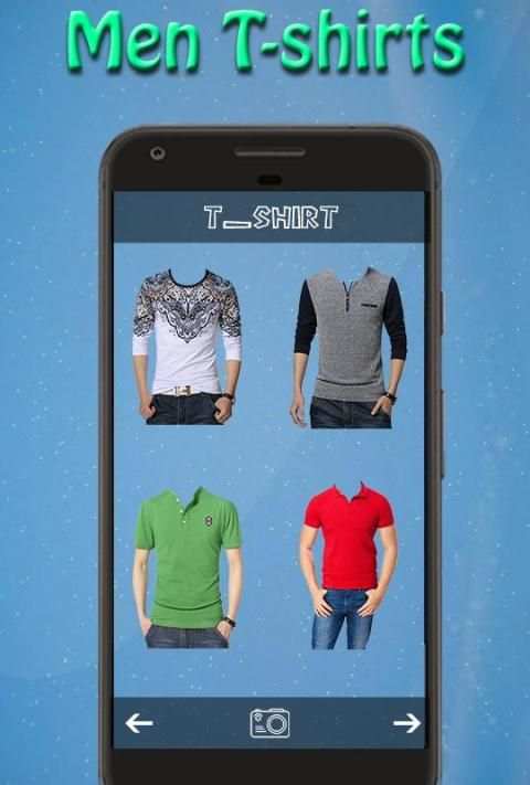 Men T-Shirt Photo Suit Montage 2017 screenshot 3