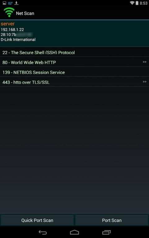Net Scan screenshot 2