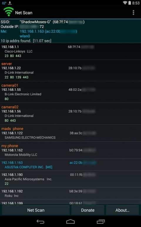 Net Scan screenshot 3