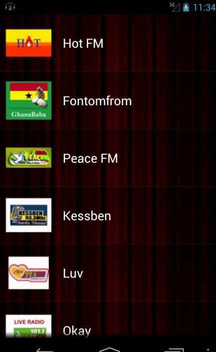 Top Radios Ghana screenshot 1