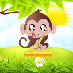 Funky Monkey Course de singe banana أيقونة