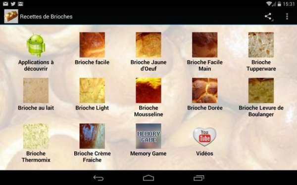 Recettes de Brioches screenshot 5