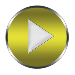 Poweramp Skin Yellow Metal иконка