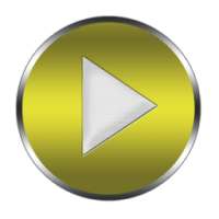 Poweramp Skin Yellow Metal