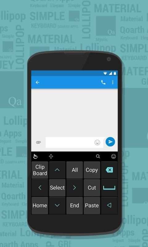 Mystic Black for TouchPal स्क्रीनशॉट 1