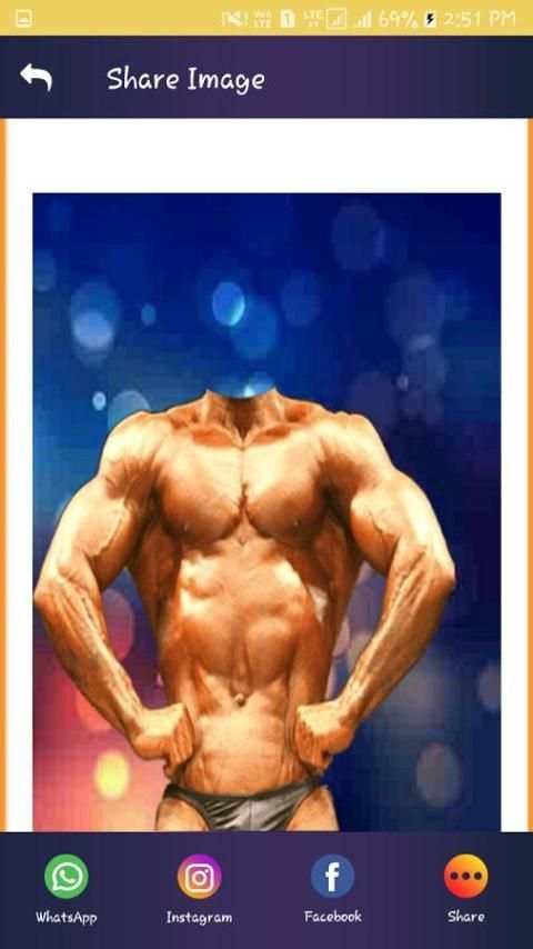 Body Builder Photosuit 2 تصوير الشاشة