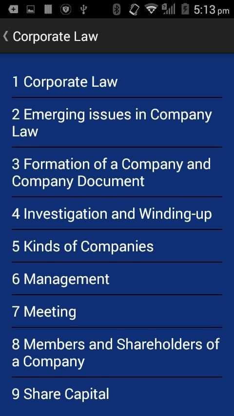 Corporate Law screenshot 5