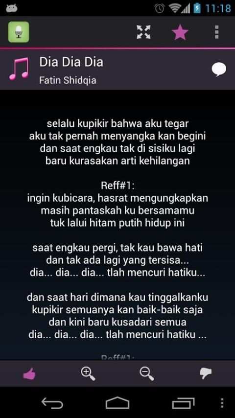 Indo-pop Lyrics (Indonesia) скриншот 4