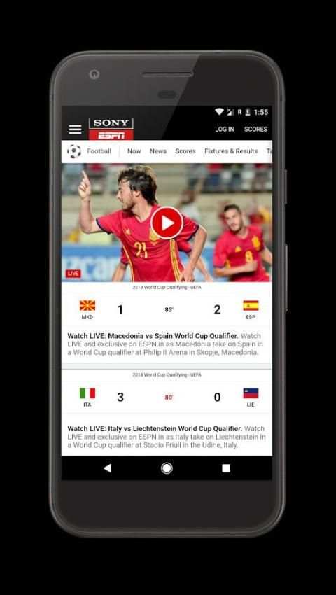 Sony ESPN : Live TV स्क्रीनशॉट 6