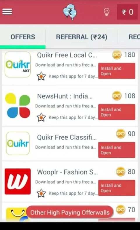 mCent-Free Mobile Recharge screenshot 1